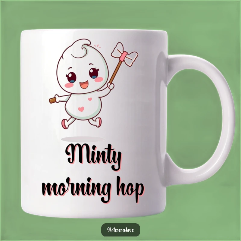 Funny Mint Candy Hop Mug: A Refreshingly Silly Start to Your Day