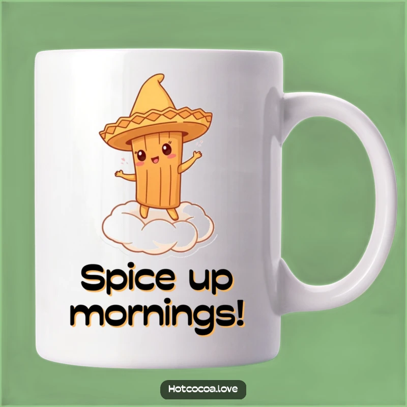 Funny Cinnamon Stick Sombrero Dancer Mug: A Hilarious & Spicy Gift!