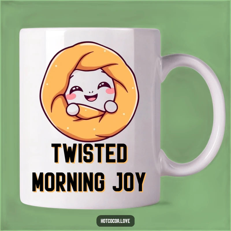 Funny Pretzel Knot Mug: A Twistedly Hilarious Treat for Snack Lovers