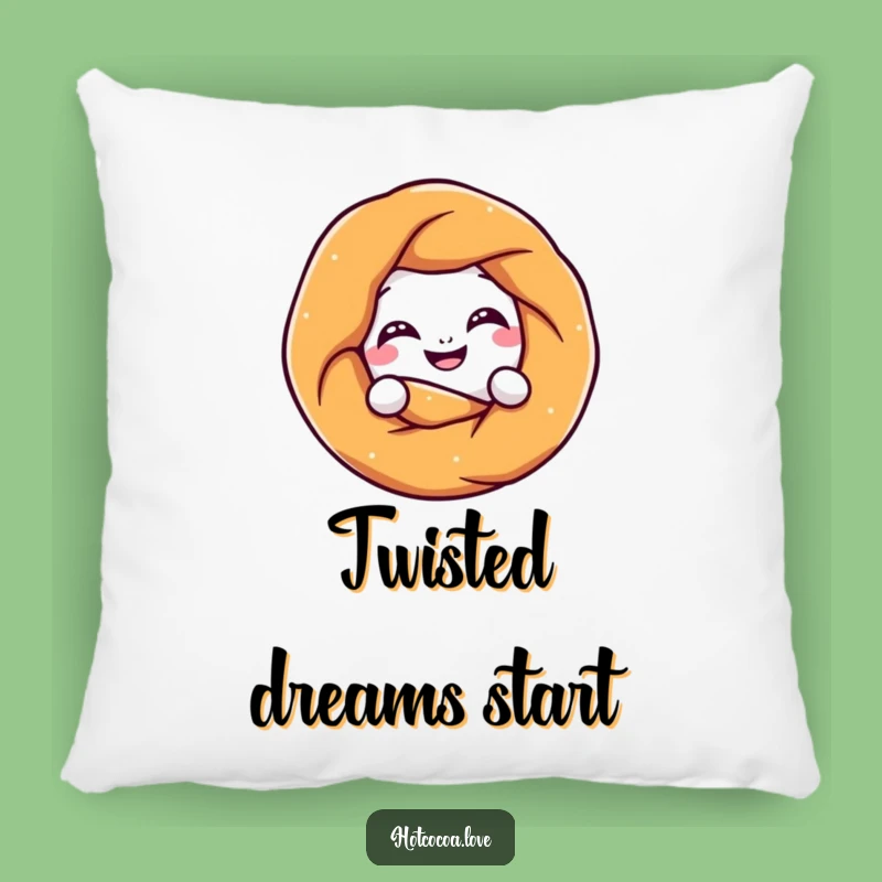 Funny Pretzel Knot Pillow: Cuddle Up with a Twisted, Playful Friend