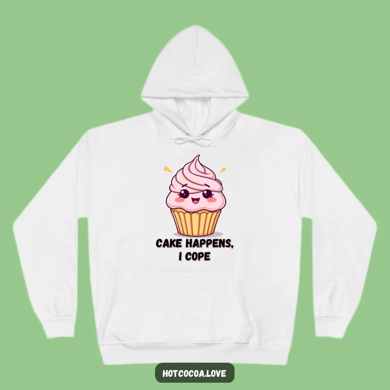 Cozy Funny Cupcake Hoodie - Hilarious Dessert Lover Warm Apparel Gift