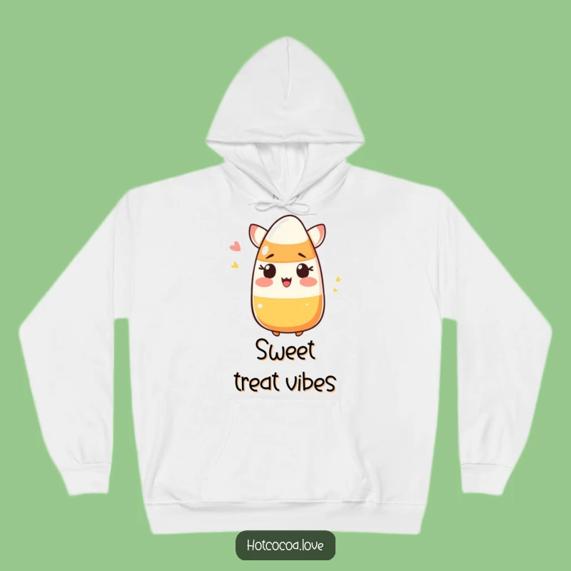 Cozy Funny Candy Corn Hoodie - Hilarious Halloween Warm Apparel Gift