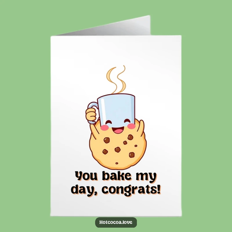 Free Printable Congrats Card: Cookie's Victory Toast - Downloadable Success!