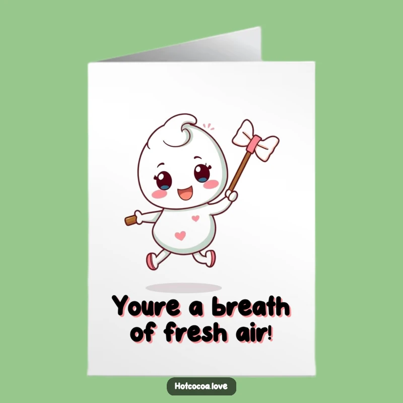 Free Printable Mint Hop Congrats Card- Silly Victory Funny Downloadable Gift