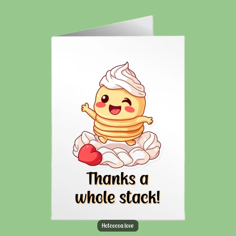 Free Printable Thank You Card: Pancake Fun - Gratitude with a Smile