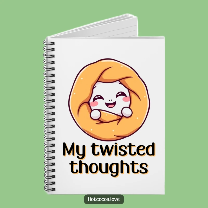 Funny Pretzel Knot Notebook: Jot Down Twisted Ideas with a Smile