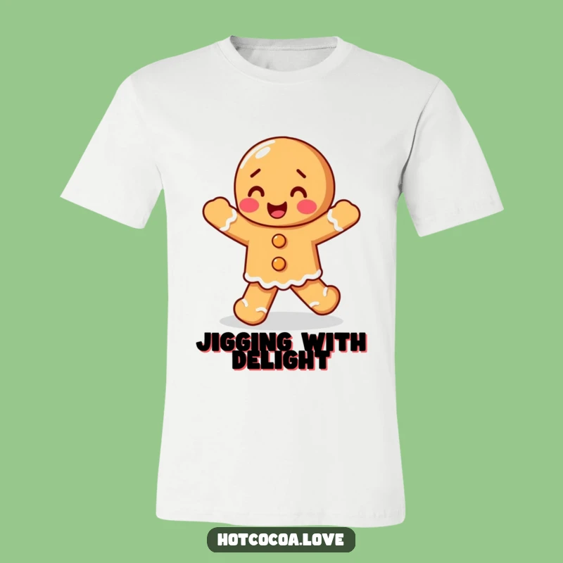 Funny Gingerbread Jig T-Shirt: Dance Through Life with Festive Spirit